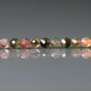 4mm AAA Watermelon Tourmaline Faceted Beads 15