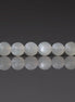 4mm White Moonstone Beads - Smooth Round Natural Gemstone 15" Strand