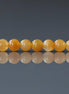 4mm Yellow Jade Beads - Smooth Round Natural Gemstone 15" Strand