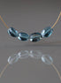 4x6mm London Blue Topaz Beads – Faceted Oval Natural Gemstone