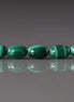 4x6mm Malachite Beads – Smooth Oval Natural Gemstone - 10 pcs