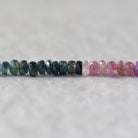 5.5mm AAA Multi Sapphire Beads Faceted Rondelle Colorful Sapphire Natural Gemstone for DIY Jewelry Making Supplies