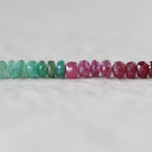 5.5mm AAA Multi Sapphire Beads Faceted Rondelle Colorful Sapphire Natural Gemstone for DIY Jewelry Making Supplies