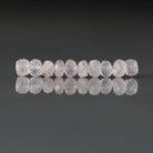 5.5mm Morganite Beads - Faceted Rondelle Natural Gemstone 10 Pcs