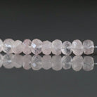 5.5mm Morganite Beads - Faceted Rondelle Natural Gemstone 10 Pcs