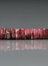 5.5mm Norwegian Thulite Beads – Natural Tyre Heishi Gemstone 3" Strand
