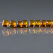 5mm 6mm Baltic Amber Beads Honey Amber Rondelle Beads Amber Golden Genuine Beads 12 Pcs