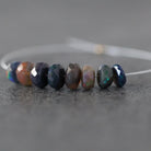 5mm AAA Ethiopian Disco Opal Beads Faceted Rondelle Natural Welo Opal Gemstone For DIY Jewelry Making Supplies