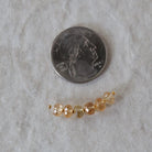 5mm AAA Imperial Topaz Rondelle Beads Faceted Unheated Superb Topaz 6 Pcs Natural Gemstone for Jewelry Making Earrings