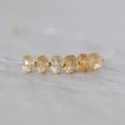 5mm AAA Imperial Topaz Rondelle Beads Faceted Unheated Superb Topaz 6 Pcs Natural Gemstone for Jewelry Making Earrings