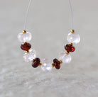 5mm AAA Mozambique Garnet Beads Faceted Rondelle Brazilian Rose Quartz 7mm Natural Gemstone for DIY Jewelry Making