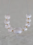 5mm AAA Mozambique Garnet Beads Faceted Rondelle Brazilian Rose Quartz 7mm Natural Gemstone for DIY Jewelry Making