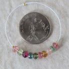 5mm AAA Multi Tourmaline Beads Faceted Rondelle 10 Pcs Colorful Natural Gemstone for DIY Jewelry Making