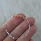 5mm AAA Peach Pink Imperial Topaz Rondelle Beads Faceted Unheated Superb Topaz 4 Pcs Natural Gemstone for Jewelry Making Earrings