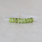 5mm AAA Peridot Rondelle Beads Faceted 1” Natural Green Gemstone for DIY Jewelry Making