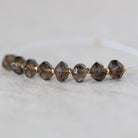 5mm AAA Smoky Quartz Nugget Beads Hand Faceted 8 PCs Natural Brown Gemstone for DIY Jewelry Making