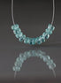 5mm Aqua Sky Neon Apatite Beads - Faceted Rondelle Natural Gemstone 12 PCs