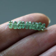 5mm AAA Green Kyanite Faceted Rondelle Beads 10 PCs Gemstone Beads Beading Crafter Gift DIY Jewelry Making