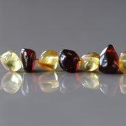 5mm Baltic Amber Beads Cube Honey Amber Beads Cognac Amber Nuggets Genuine Beads 10 PCs