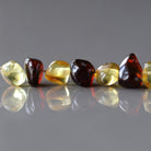 5mm Baltic Amber Beads Cube Honey Amber Beads Cognac Amber Nuggets Genuine Beads 10 PCs