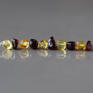 5mm Baltic Amber Beads Cube Honey Amber Beads Cognac Amber Nuggets Genuine Beads 10 PCs