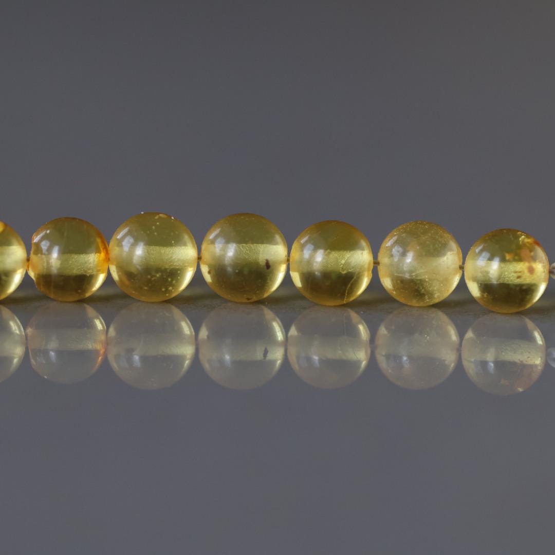 5mm Baltic Amber Beads Honey Amber Beads 10 PCs Amber Golden Genuine Beads