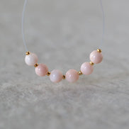 5mm Natural Angel Skin Italian Coral Beads Smooth 6 PCs Genuine Pink Coral Gemstone Beads for DIY Jewelry Making