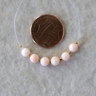 5mm Natural Angel Skin Italian Coral Beads Smooth 6 PCs Genuine Pink Coral Gemstone Beads for DIY Jewelry Making