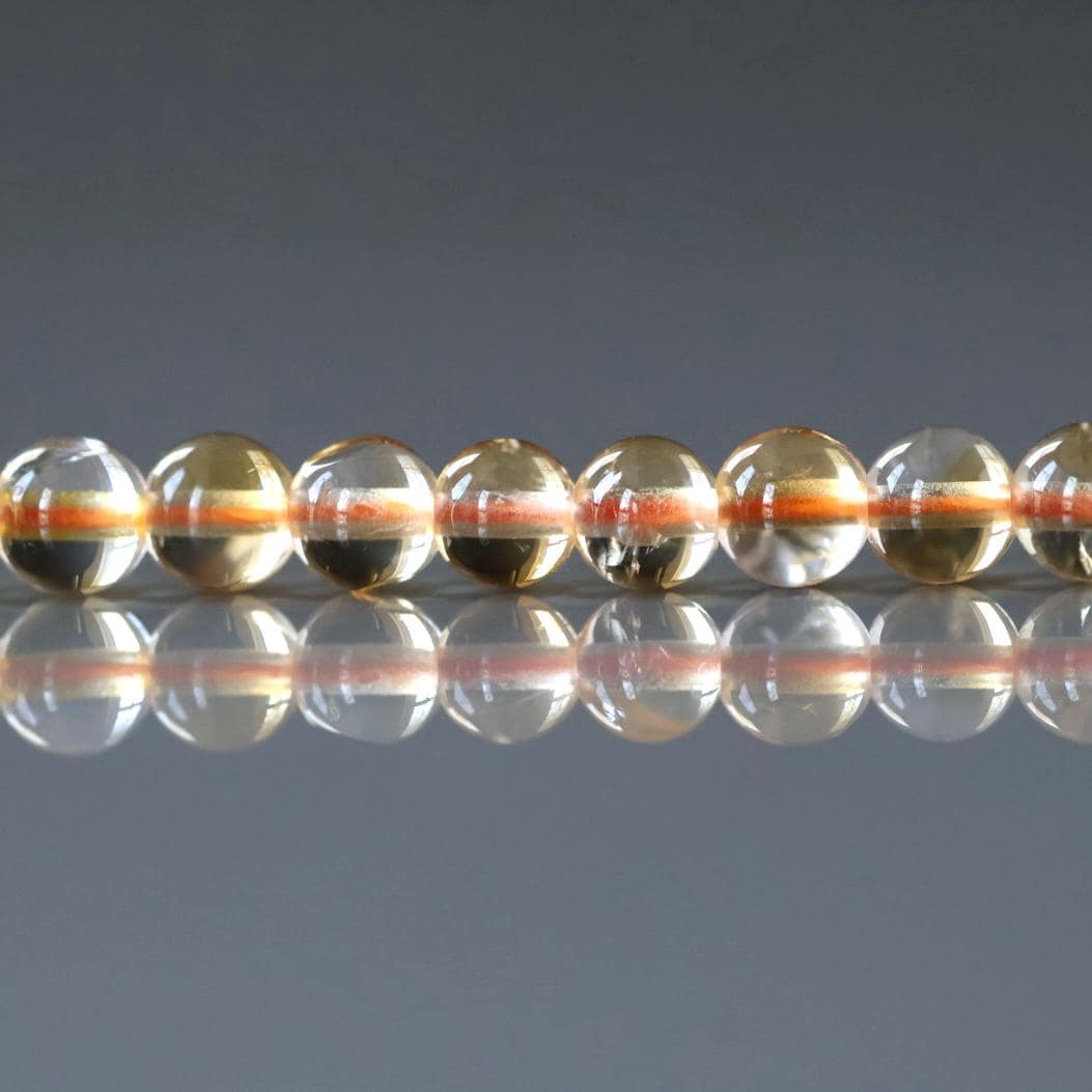 5mm Natural AAA Citrine Smooth Beads 15" Genuine Gemstone Beads Jewelry Making Beading Craft Gift Beads November Birthstone