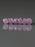 5mm Pink Sapphire Beads - Faceted Rondelle Natural Gemstone 6 Pcs