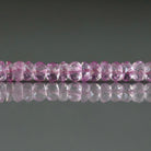 5mm Pink Topaz Beads – Faceted Rondelle Natural Gemstone 6" Strand