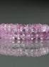 5mm Pink Topaz Beads – Faceted Rondelle Natural Gemstone 6" Strand