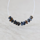 5mm Rare Namibian Blue Pietersite Nugget Beads Smooth Natural Gemstone for DIY Jewelry Making Supplies