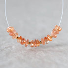 5mm Sunstone Rondelle Beads Smooth Genuine Gemstone Beads for DIY Jewelry Making Earrings Necklace Pendant