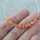 5mm Sunstone Rondelle Beads Smooth Genuine Gemstone Beads for DIY Jewelry Making Earrings Necklace Pendant