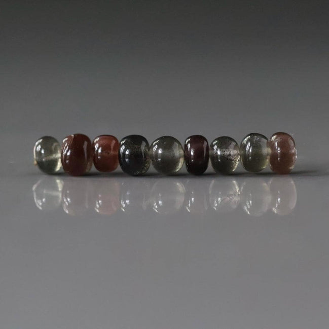 5mm Tanzanian Scapolite Rondelle Beads Smooth 8 Pcs Natural Gemstone Beads Quartz Jewelry Making DIY Necklace