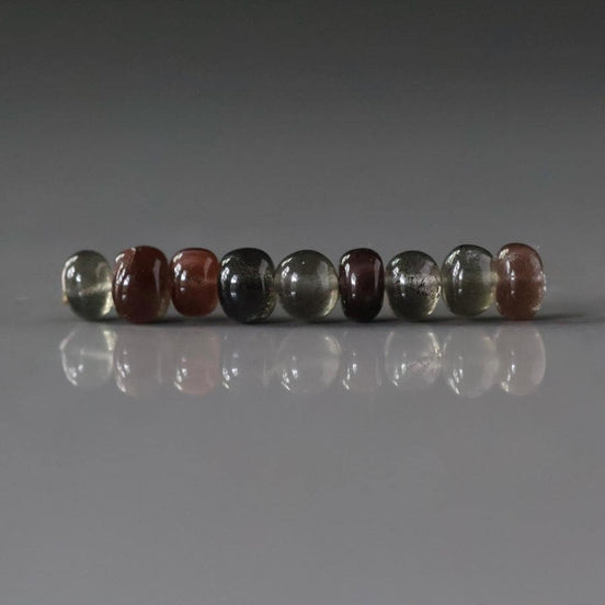 5mm Tanzanian Scapolite Rondelle Beads Smooth 8 Pcs Natural Gemstone Beads Quartz Jewelry Making DIY Necklace