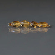 AAA Citrine Oval Faceted Beads 5x7mm 4 Pcs Gemstone Beads for Silk Knotting Jewelry Making DIY Necklace Earrings November birthstone
