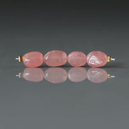 AAA Rhodochrosite Oval Beads Smooth 4 PCs 5x7mm Genuine Peach Gemstone Beads DIY Jewelry Making Gift
