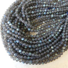 6.5mm AAA Labradorite Smooth Beads Genuine Blue Flash Beads 15" Gemstone Beads for DIY Jewelry Making Crafter Gift