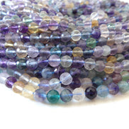 6.5mm Fluorite Faceted Beads 15