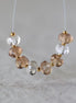 6.5mmm Natural Imperial Topaz Rondelle Beads Faceted 8 Pcs Natural Gemstone Beads for Jewelry Making Earrings Pendants