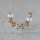 6.5mmm Natural Imperial Topaz Rondelle Beads Faceted 8 Pcs Natural Gemstone Beads for Jewelry Making Earrings Pendants