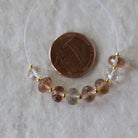 6.5mmm Natural Imperial Topaz Rondelle Beads Faceted 8 Pcs Natural Gemstone Beads for Jewelry Making Earrings Pendants