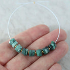 6-7mm AAA Emerald Beads Faceted Heishi Tyre Washer Beads Green Natural Gemstone for DIY Jewelry Making