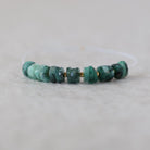 6-7mm AAA Emerald Beads Faceted Heishi Tyre Washer Beads Green Natural Gemstone for DIY Jewelry Making