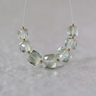6-8mm AAA Green Amethyst Cube Beads Faceted Prasiolite Transparent Sparkly Natural Gemstone for DIY Jewelry Making Supplies
