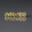 6-8mm Yellow Herkimer Diamond Chip Beads 6 PCs