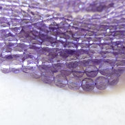 6mm AAA Amethyst Faceted Beads 15
