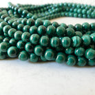 6mm AAA Malachite Smooth Beads 15" Vivid Green Malachite Gemstone Beads for Jewelry Making Beading Gift Crafter